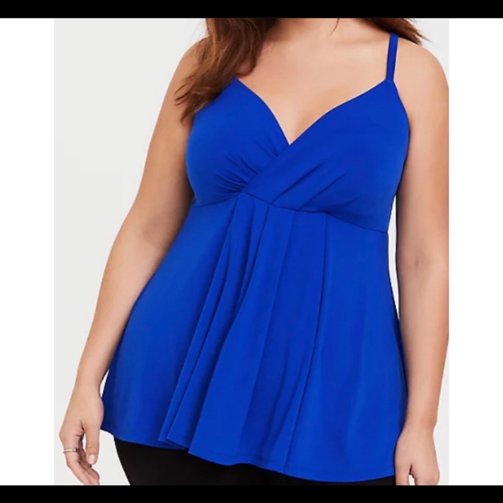 Torrid Electric Blue Baby Doll Cami